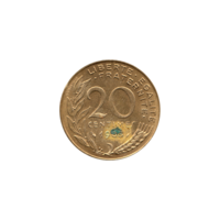 Preview 20 centimes, 1985 reverse