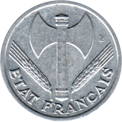 1 Franc, 1943 Obverse