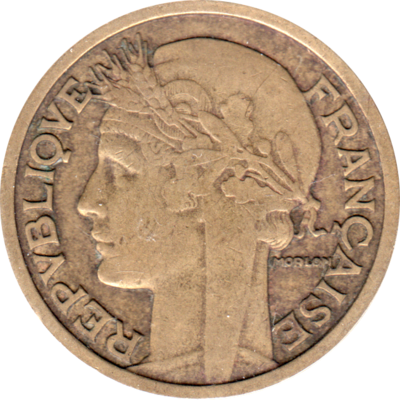 2 Francs, 1936 Obverse
