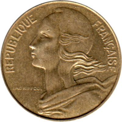 10 centimes, 1978 Obverse