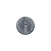 Preview 5 centimes, 1962 obverse