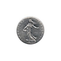 Preview 1 Franc, 1977 obverse