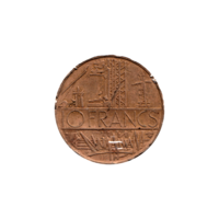 Preview 10 Francs, 1976 reverse
