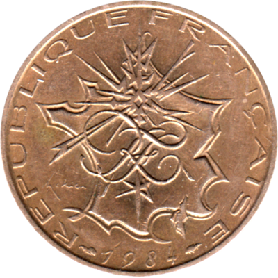 10 Francs, 1984 Obverse