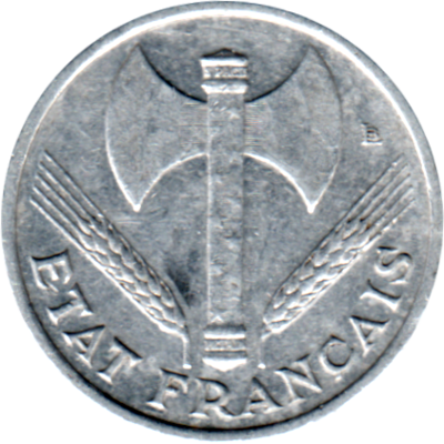 50 centimes, 1943 Obverse