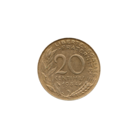 Preview 20 centimes, 1984 reverse