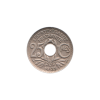 Preview 25 centimes, 1932 reverse