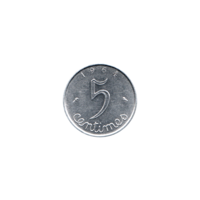 Preview 5 centimes, 1964 reverse