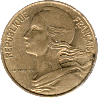 10 centimes, 1992 Obverse