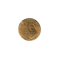 Preview 10 centimes, 1992 reverse