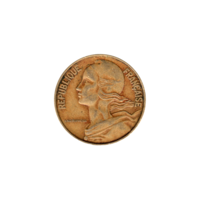 Preview 20 centimes, 1962 obverse