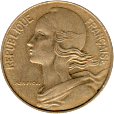10 centimes, 1979 Obverse