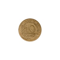 Preview 10 centimes, 1979 reverse