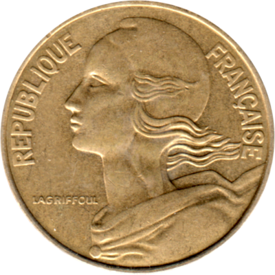 20 centimes, 1978 Obverse