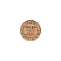 Preview 50 centimes, 1922 reverse