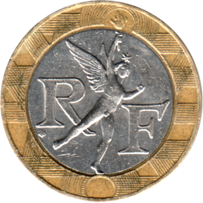 10 Francs, 1990 Obverse