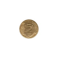 Preview 5 centimes, 1992 reverse