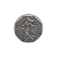 Preview 2 Francs, 1981 obverse