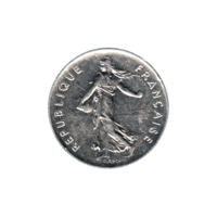 Preview 5 Francs, 1992 obverse