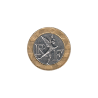 Preview 10 Francs, 1988 obverse