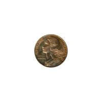Preview 5 centimes, 1998 obverse