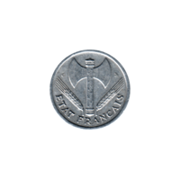 Preview 1 Franc, 1944 obverse
