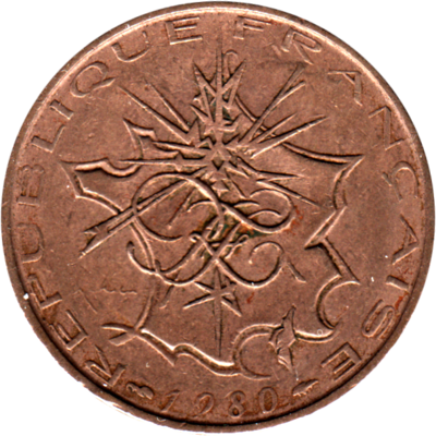 10 Francs, 1980 Obverse