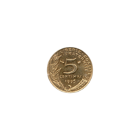 Preview 5 centimes, 1996 reverse