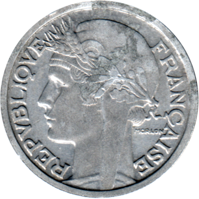 2 Francs, 1959 Obverse
