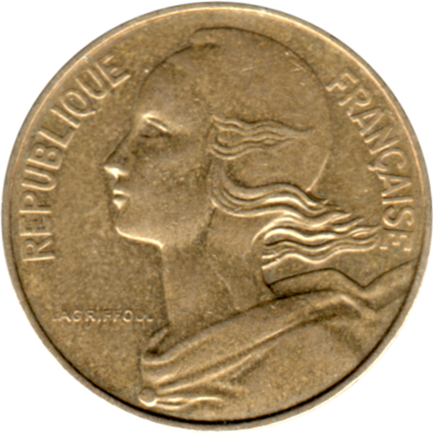 10 centimes, 1981 Obverse