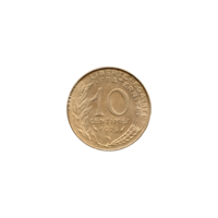 Preview 10 centimes, 1975 reverse
