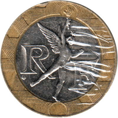 10 Francs, 1991 Obverse