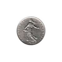 Preview 1 Franc, 1966 obverse