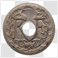 Preview 5 centimes, 1919 obverse