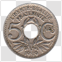 Preview 5 centimes, 1919 reverse