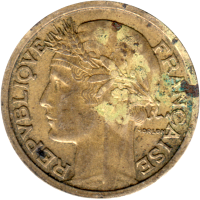 1 Franc, 1939 Obverse