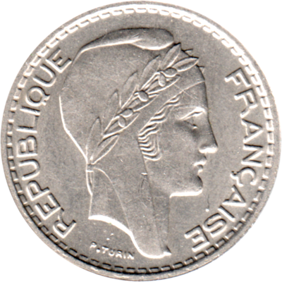 10 Francs, 1947 Obverse