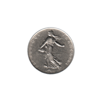 Preview 1 Franc, 1961 obverse