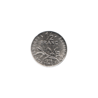 Preview ½ Franc, 1978 reverse