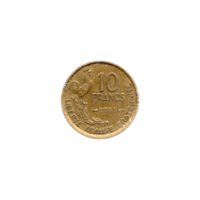 Preview 10 Francs, 1951 reverse