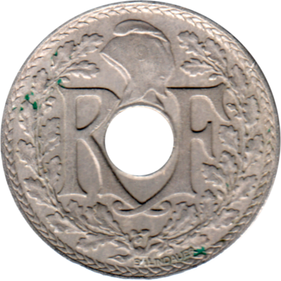 25 centimes, 1931 Obverse