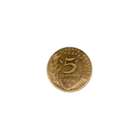 Preview 5 centimes, 1978 reverse