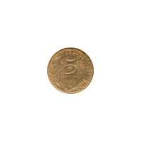 Preview 5 centimes, 1979 reverse