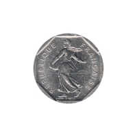 Preview 2 Francs, 1980 obverse