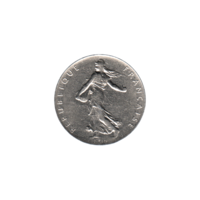 Preview 1 Franc, 1965 obverse
