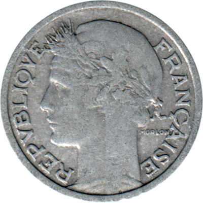 1 Franc, 1958 Obverse