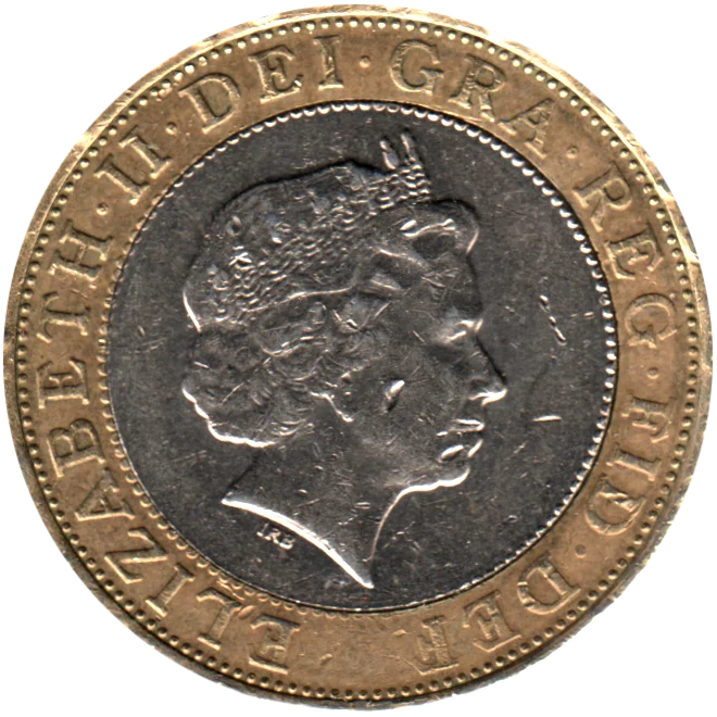 2 Pounds, 2008 Obverse