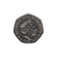Preview 50 pence, 2016 obverse