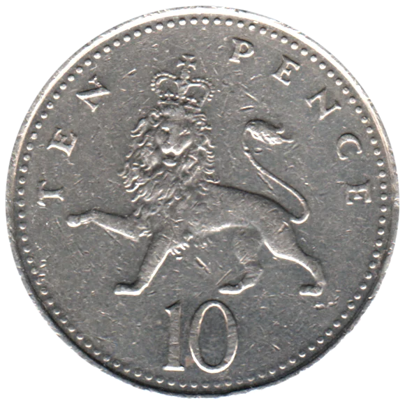 10 pence, 2003 Reverse
