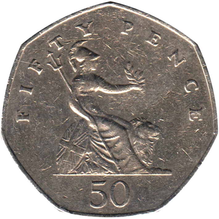 50 pence, 1982 Reverse
